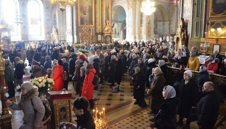 Богослужение в Харькове. Фото: СПЖ