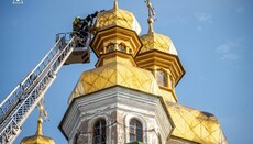 About the fallen cross in the Lavra