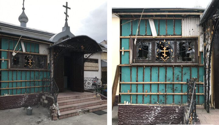 Damage to St. Nicholas Church in Pokrovsk. Photo: pokrovsk.news