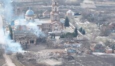 St Nicholas Monastery of UOC in Myropil affected by Russian shelling