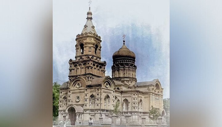 The Intercession Church in Poltava, blown up by the Bolsheviks. Photo: Suspilne