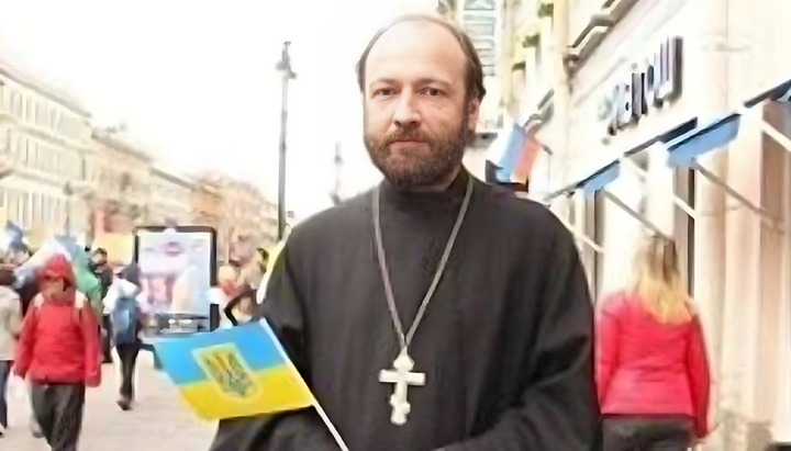 A ROC priest was sentenced to 15 days for an 11-year-old photo. Photo: Christians Against War