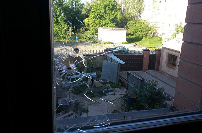 Administration office of Gorlovka diocese of UOC shelled again