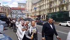 У Києві віруючі УПЦ протестували проти ЛГБТ-параду