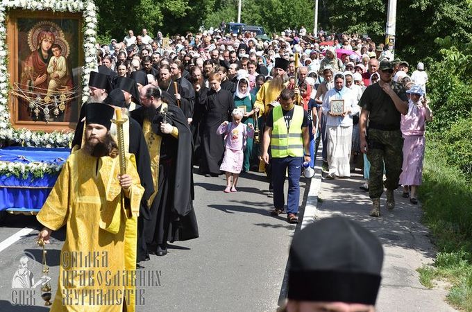 Свято-Успенская Святогорская Лавра. Начало Всеукраинского крестного хода. Иван Наконечный