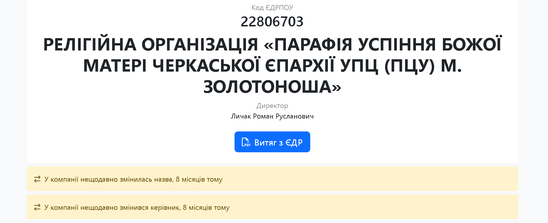 У Золотоноші клірик ПЦУ хоче відібрати Успенський храм УПЦ фото 3